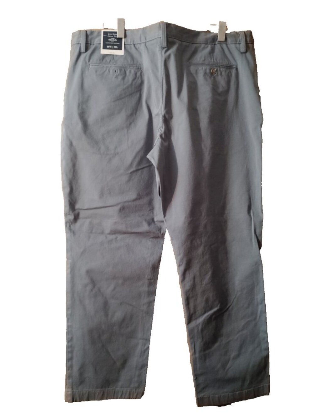 Club Room Chino Pant 4-Way Stretch Comfortable Waistband 40 Waist 30 Length New - Picture 9 of 10